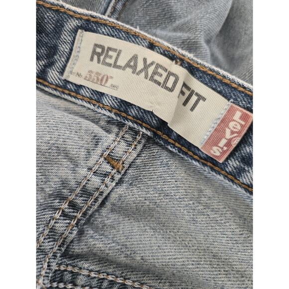 Levis 550 Mens Relaxed Fit Tapered Leg Light Jeans 100% Cotton, Size 33x34 - Picture 7 of 7